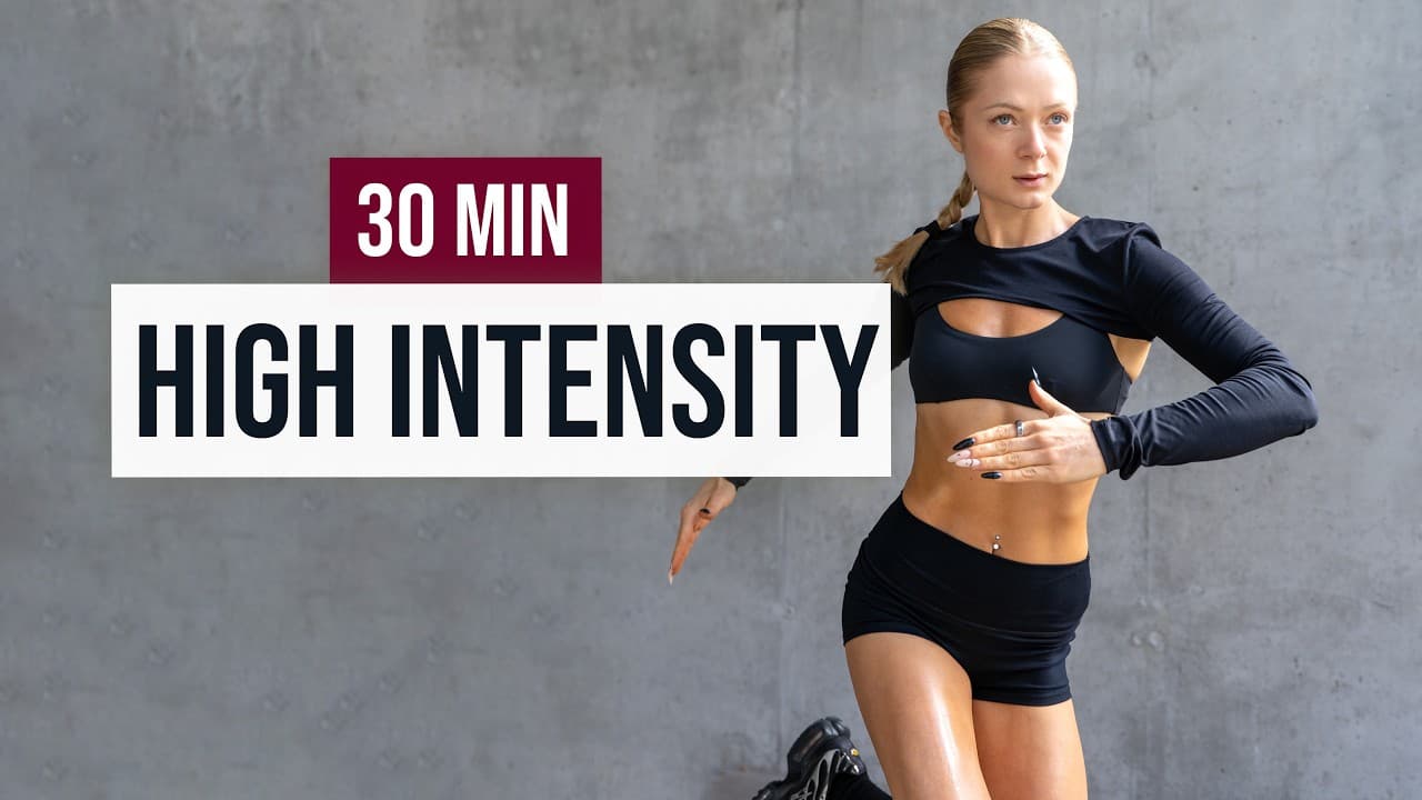 30 minuti di HIIT intenso total body, senza attrezzi