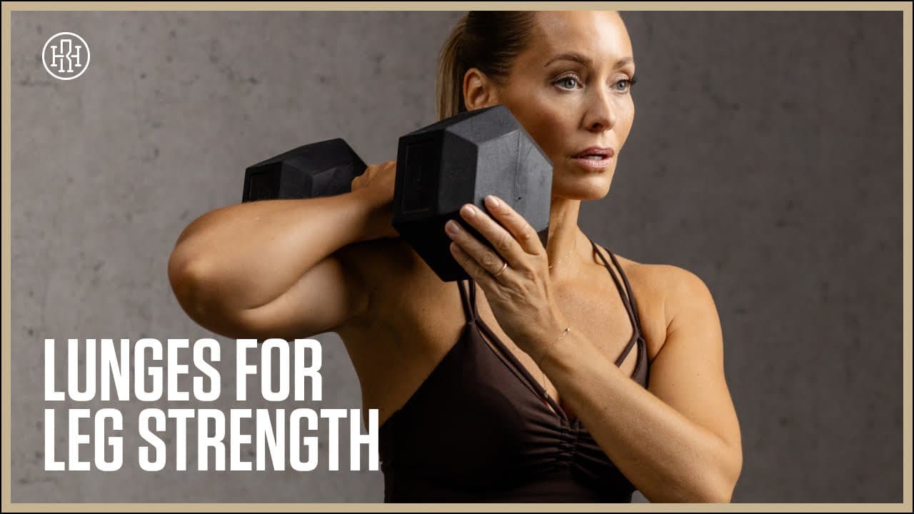 38 Min Lunges for Leg Strength: Day 29 of HR12WEEK 5.0