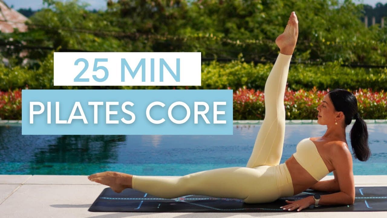 25 MIN PILATES CORE & ABS WORKOUT || Moderate to Intermediate Pilates (No Equipment)