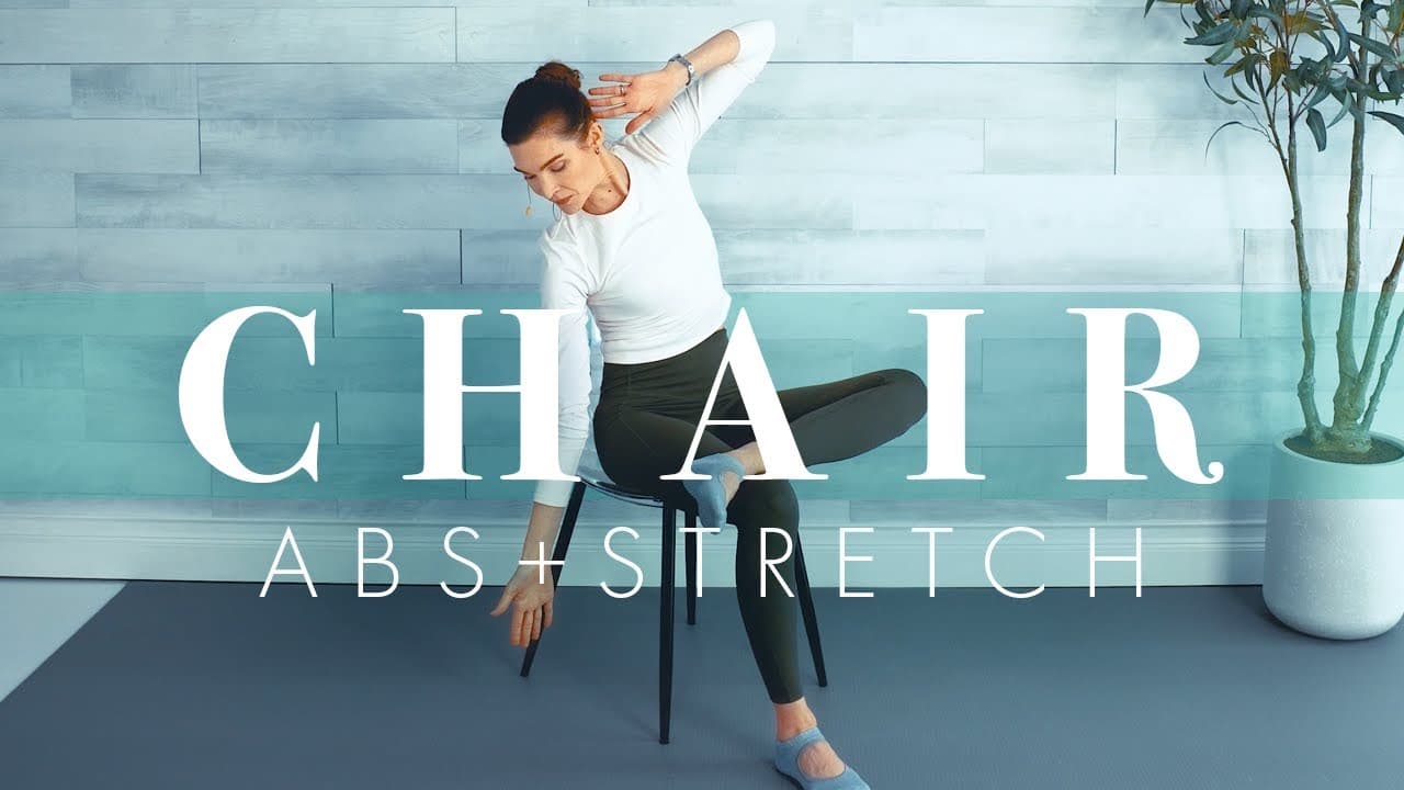 Chair Core & Stretching for Seniors & Beginners // Seated Ab Workout