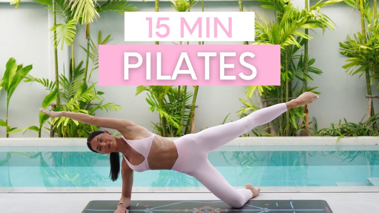 15 Min Express Pilates: Dynamic Intermediate Workout, No Equipment