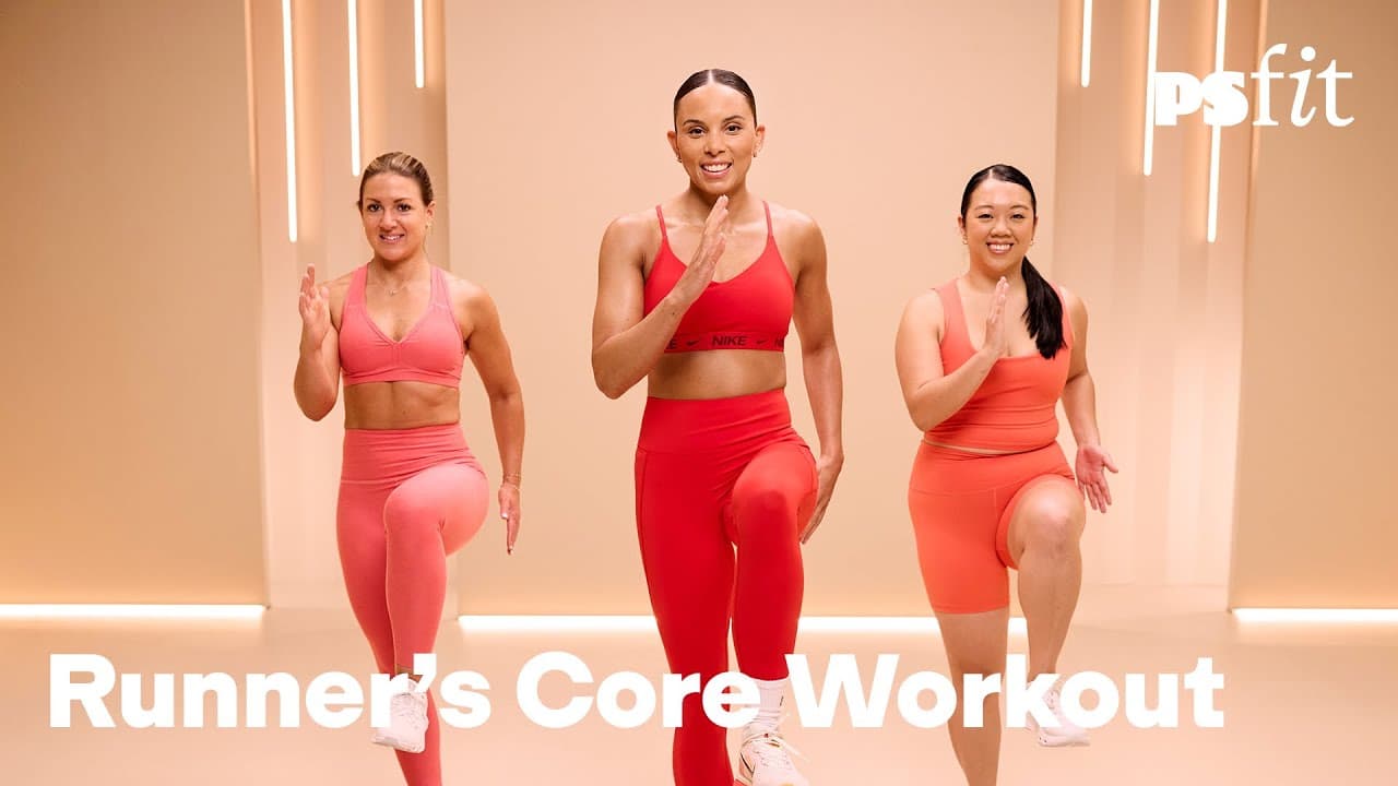 20 min de core para corredores con la olímpica Louise Hazel