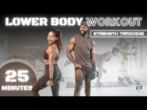 25 Minute Dumbbell Leg Day [Strength Training Workout]