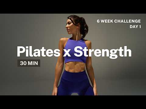 Sfida di forza con Pilates di 30 minuti: total body e core