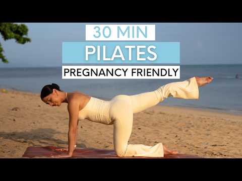 30 MIN PILATES WORKOUT || Pregnancy Friendly Pilates (Moderate)