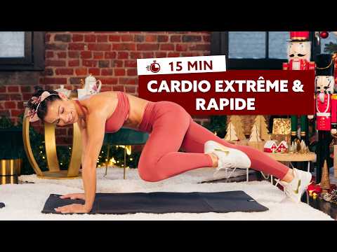 15 min de cardio rapide et intense, peu d’impacts : séance de Noël 3