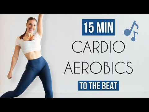 15 MIN CARDIO AEROBICS - Move To The Beat (All Standing, Low Impact)