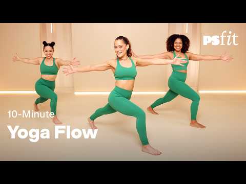 10-Minute Mindfulness Yoga Flow | De-Stress & Energize