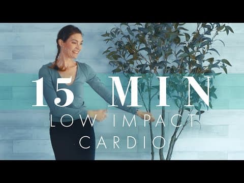 15 Minute Low Impact Cardio Workout to the Beat for Beginners & Seniors