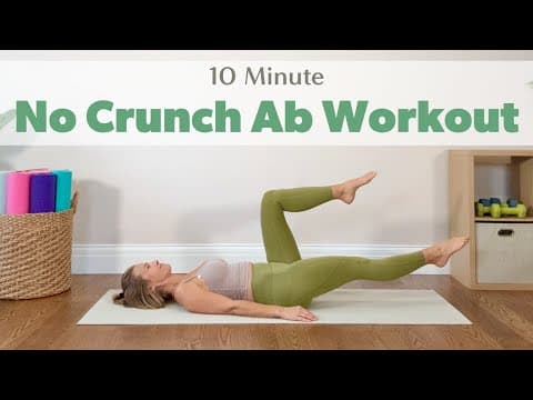 No Crunch Ab Workout - 10 Minute Ab Workout!