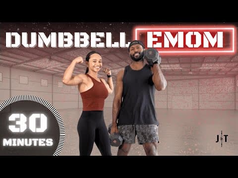 30 Minute Full Body Dumbbell Strength Workout [EMOM]