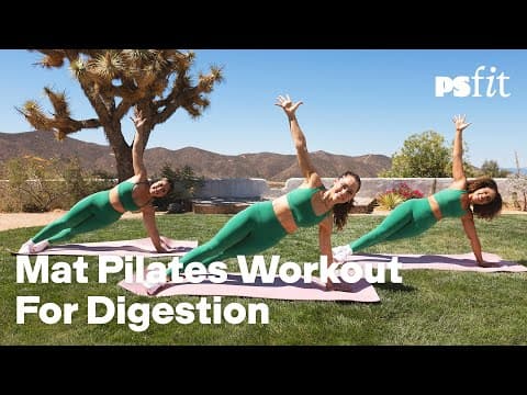 10-Minute Mat Pilates Workout For Digestion