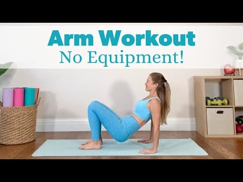 10 Minute Arm Workout No Equipment!