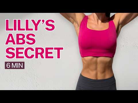 6 minuti di Pilates per gli addominali con Lilly Sabri, senza attrezzi