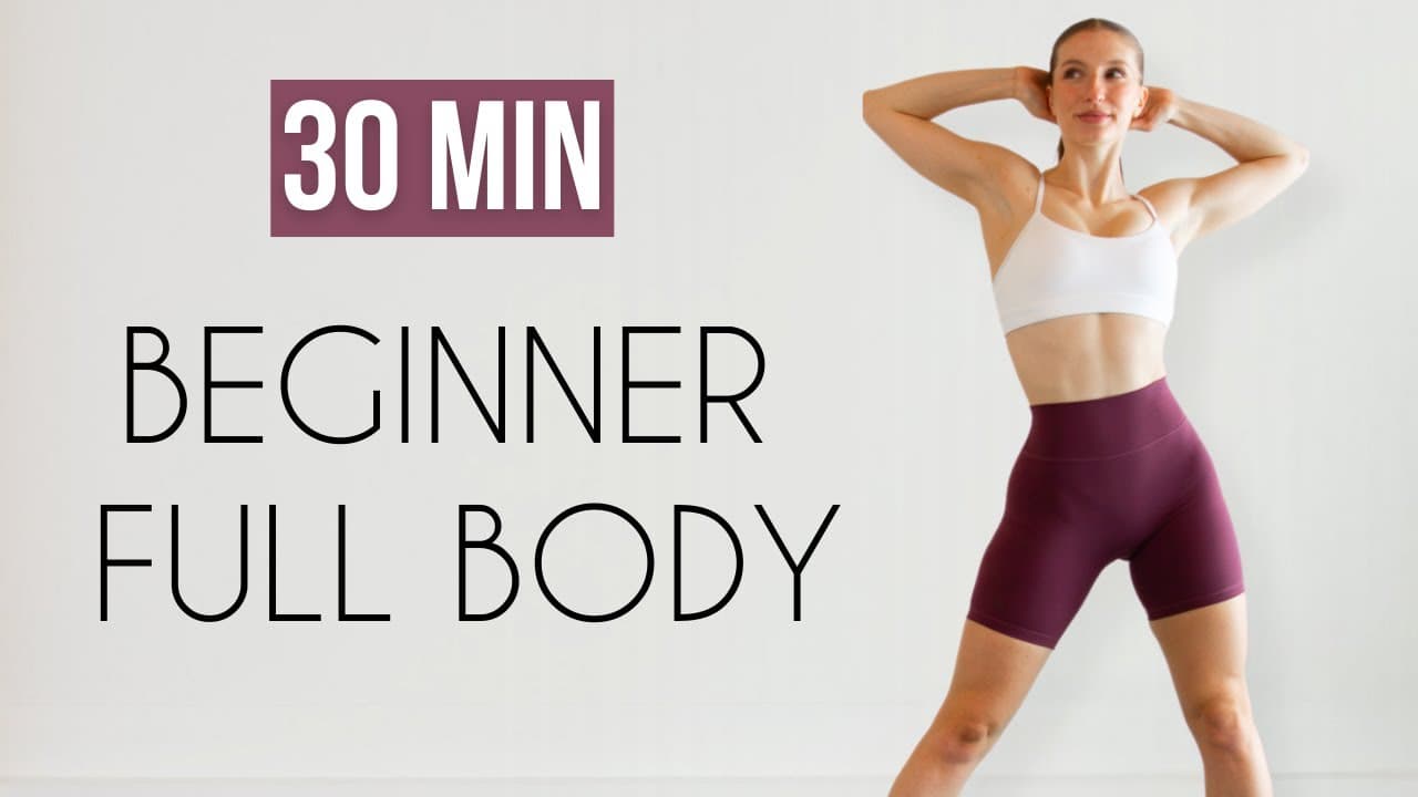 30 Min Full Body Workout for Total Beginners: Standing, Low Impact
