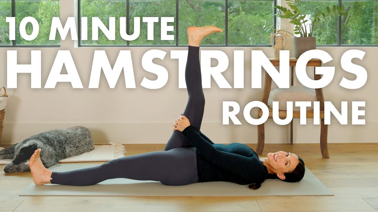Yoga para isquiotibiales tensos y zona lumbar