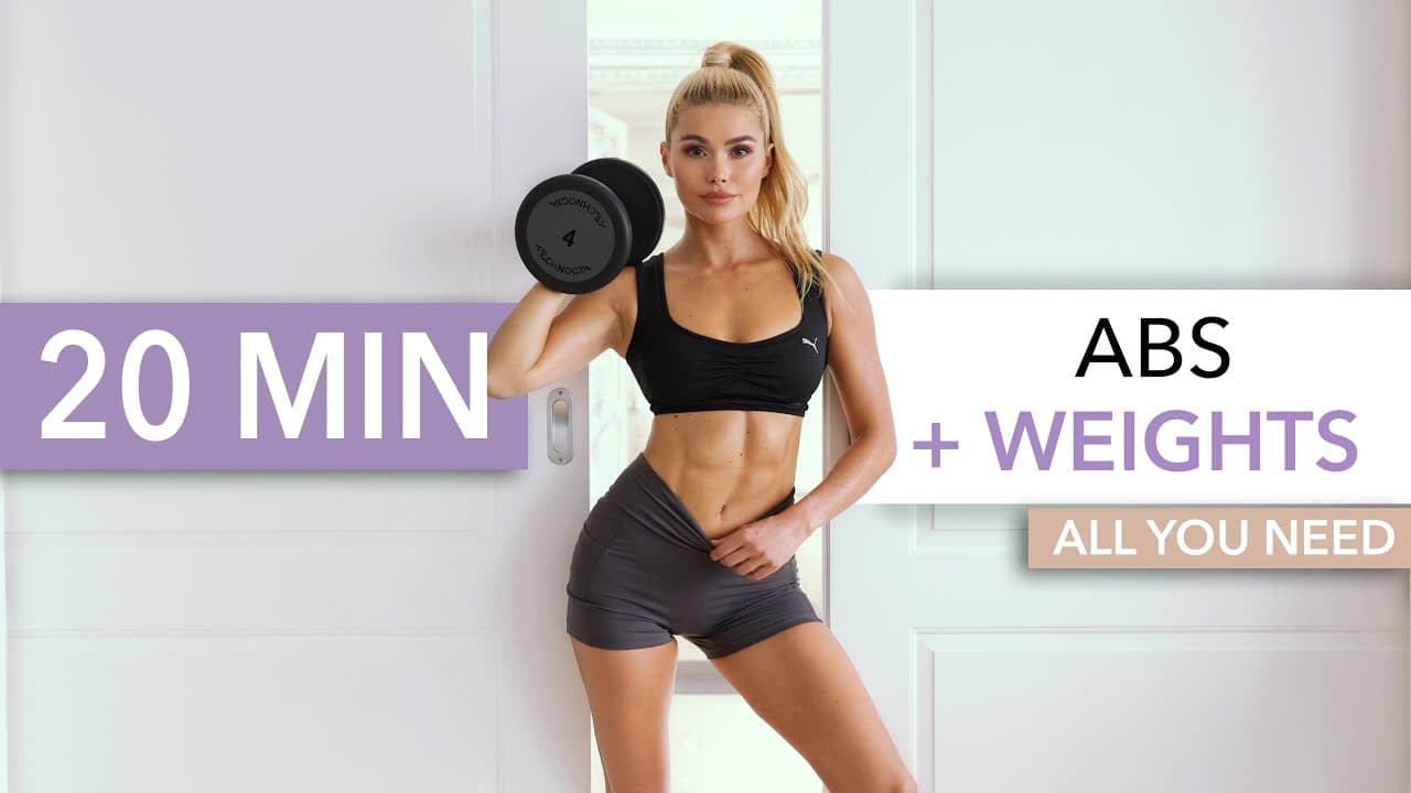 20 min de abdominales con peso: solución 360° para todo el core