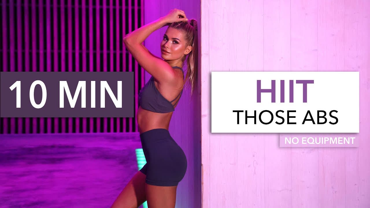 10 MIN HIIT THOSE ABS - 2in1 Cardio & Core I high intensity calorie burn