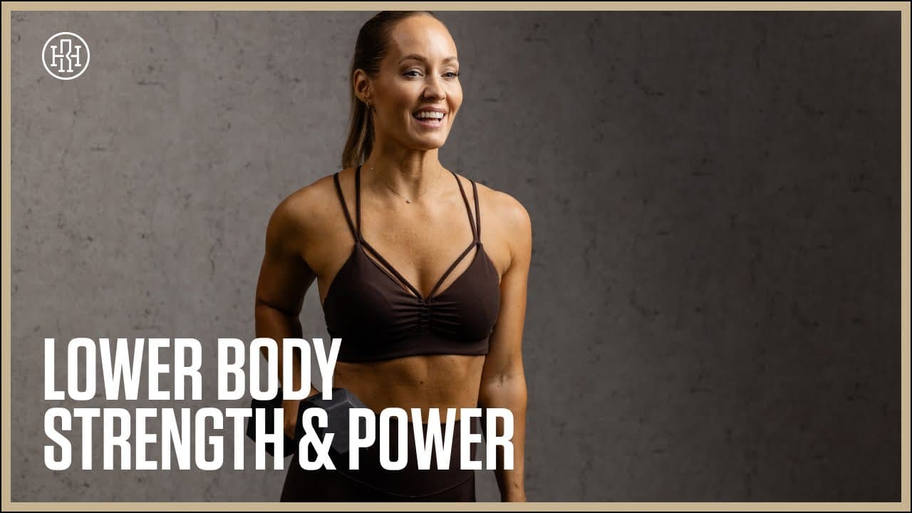 40MIN Lower Body Strength & Power // Day 56: HR12WEEK 5.0