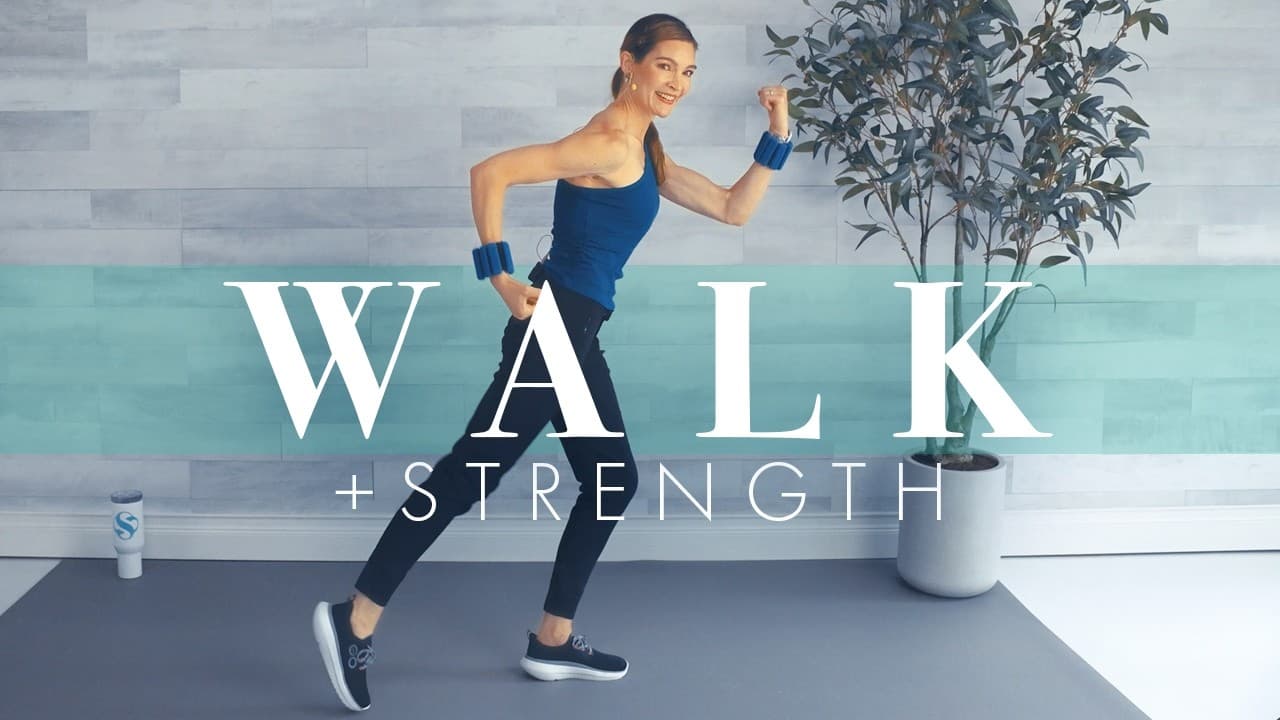 30 minuti di camminata in casa: cardio e forza a intervalli di 30 secondi