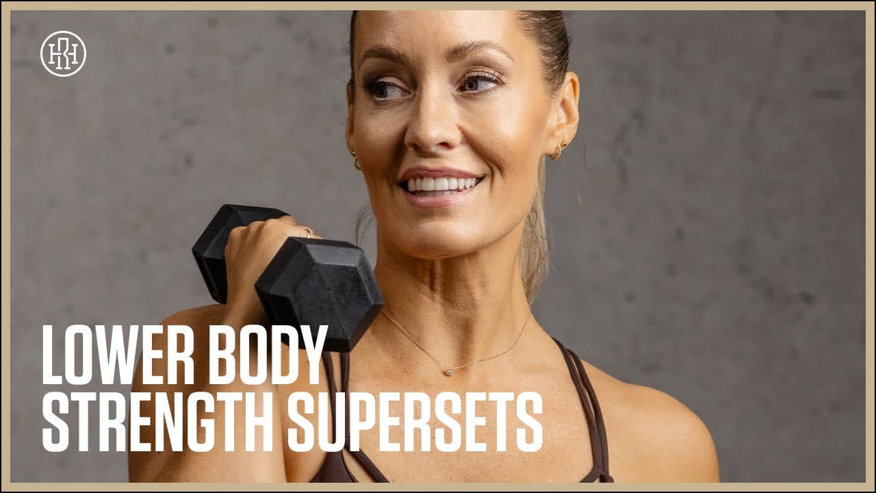 40 Min Lower Body Strength Supersets: Day 16 of HR12WEEK 5.0