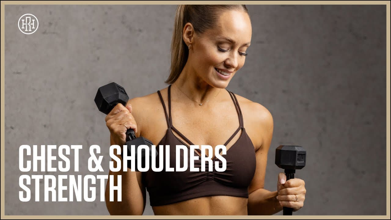 40 Min Chest & Shoulders: Day 37 of HR12WEEK 5.0
