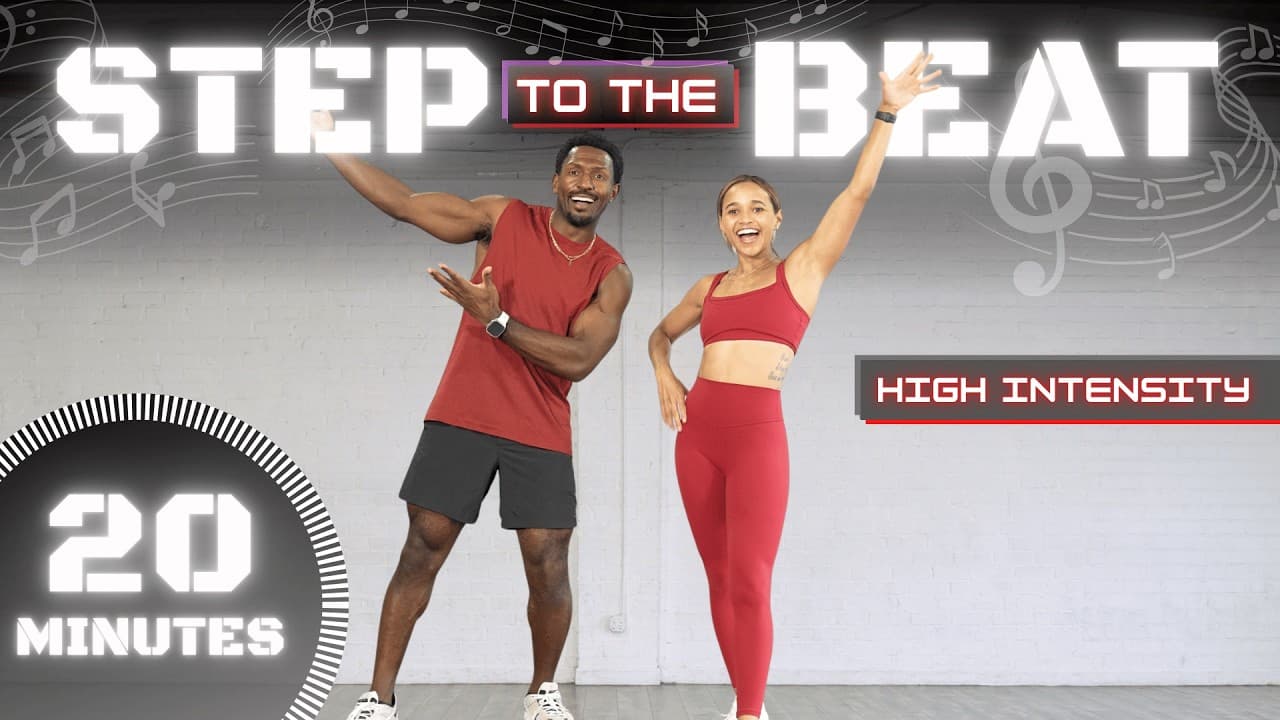 20 minuti di step a ritmo di musica: alta intensità