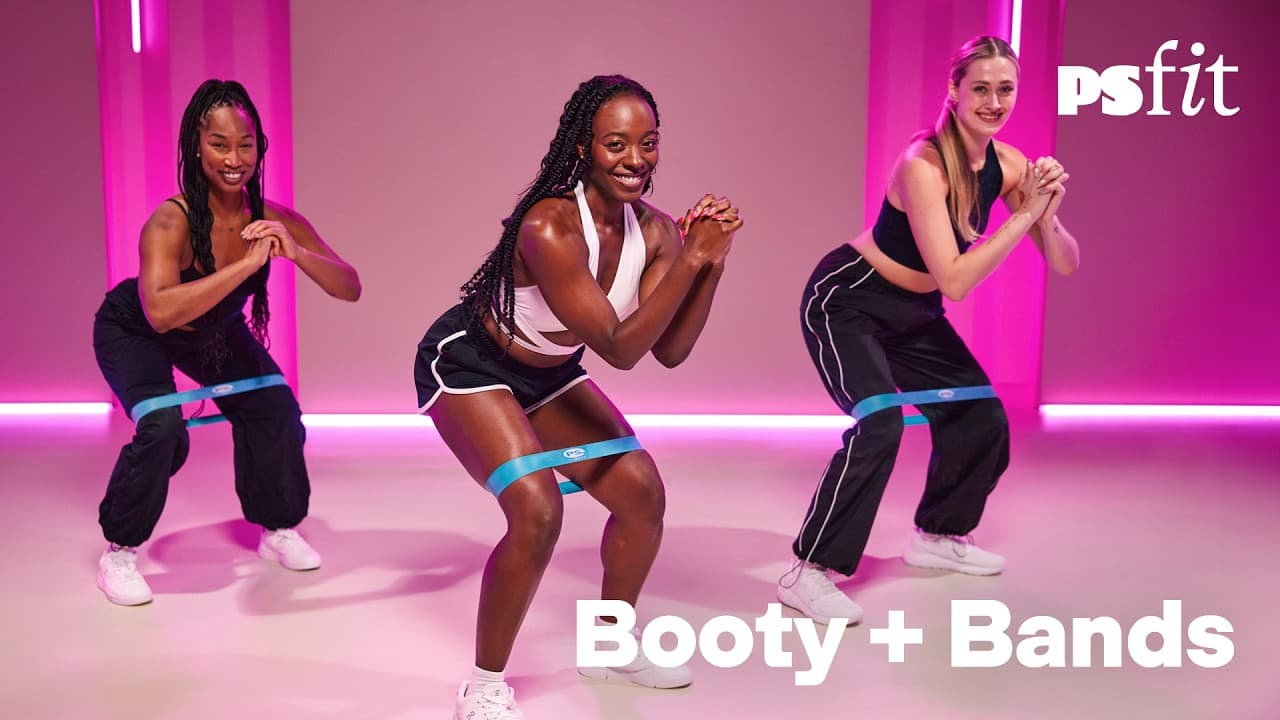 10 Min Island Booty Burn With Optional Resistance Bands