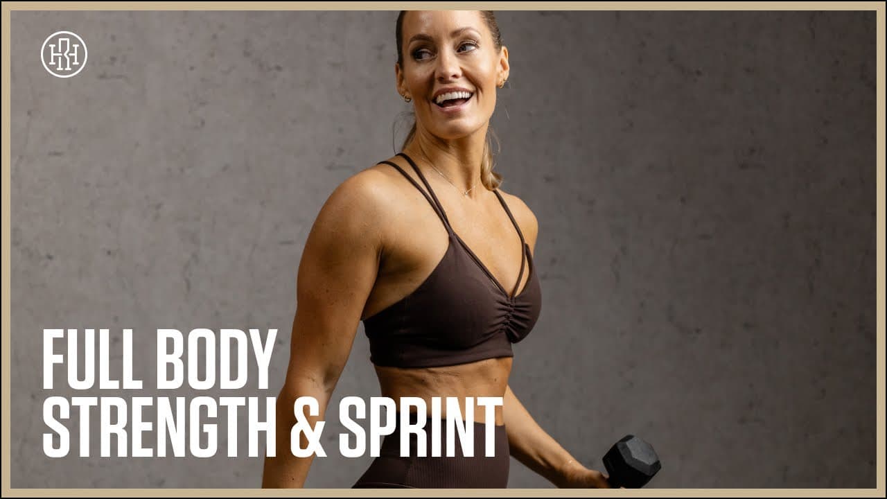 37 min de renfo corps entier + sprint : jour 45 de HR12WEEK 5.0