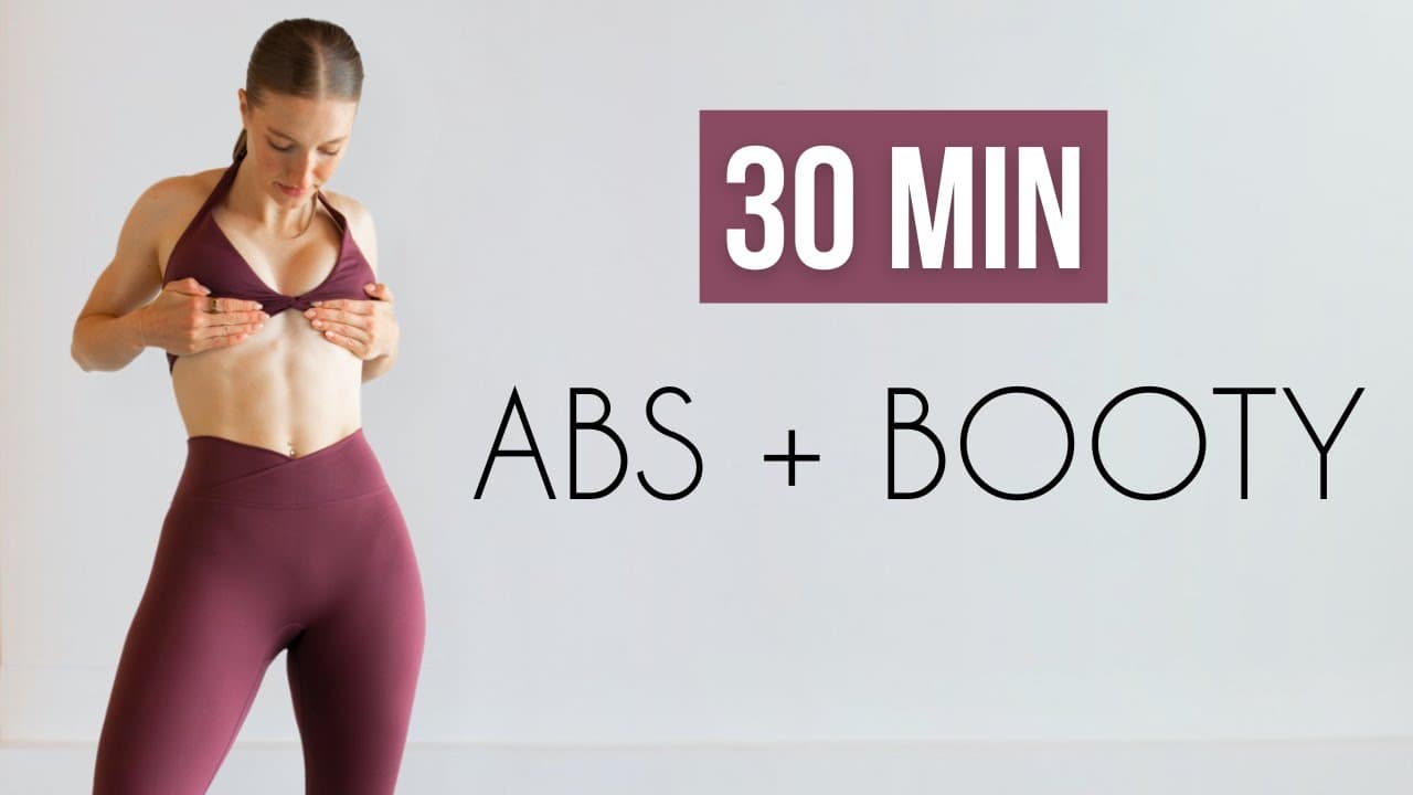 30 minuti di addominali e glutei: allenamento a casa