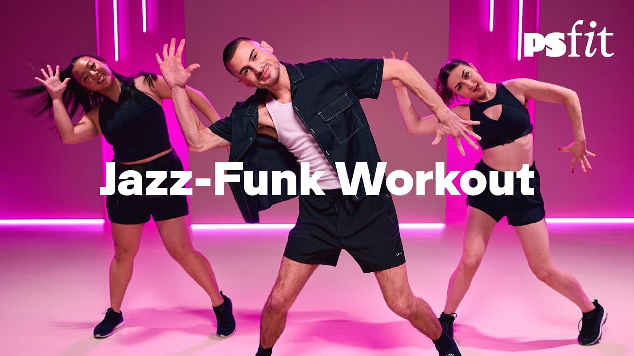30 Min Jazz-Funk Dance Cardio Workout With Frank Soares