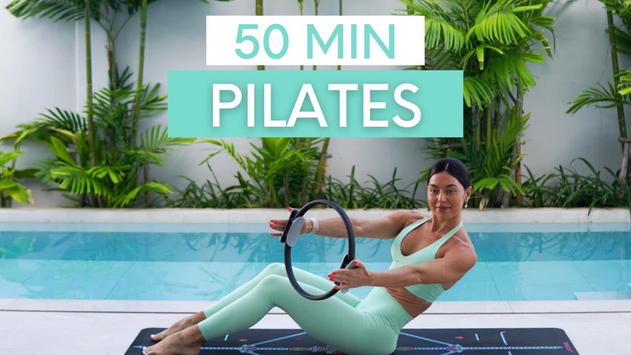 50 min de Pilates avec anneau pour tout le corps (niveau modéré)