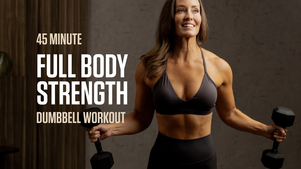 45 Min Full Body Dumbbell Strength: CONSTRUCT Program