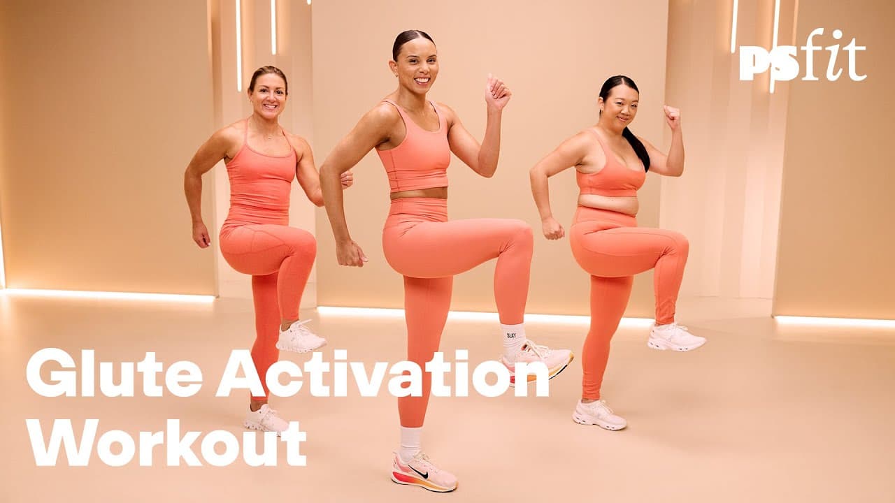 20 min de activación de glúteos para corredores con Louise Hazel