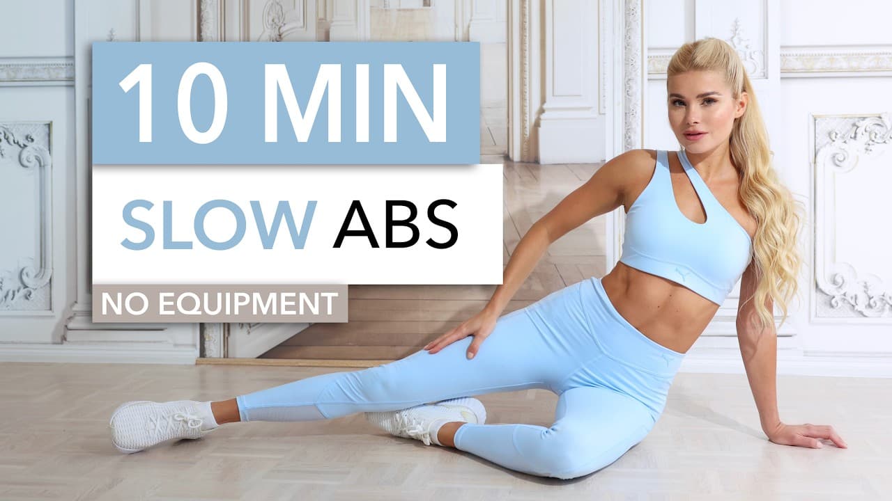10 min de abdominais lentos: sem suar, ardência intensa