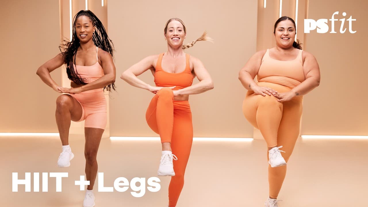 30 Min Bodyweight HIIT + Legs Workout: No Repeats