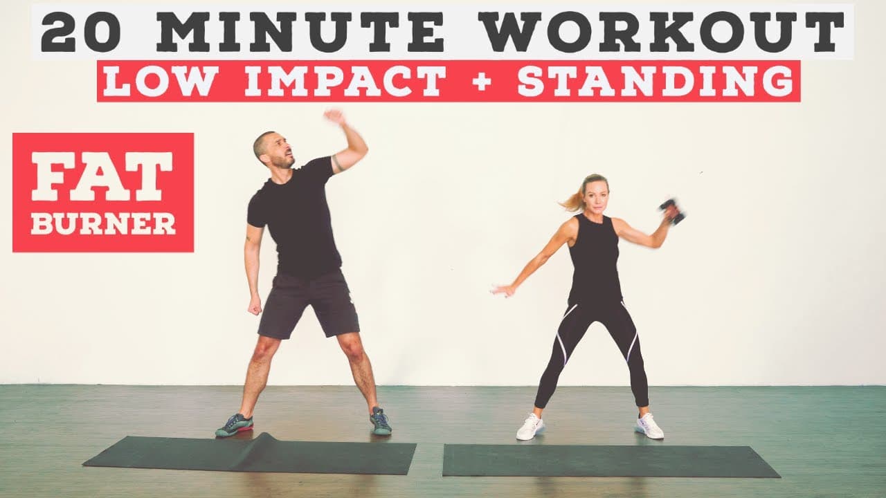 20 MINUTE NO EQUIPMENT FROM HOME WORKOUT - LOW IMPACT!