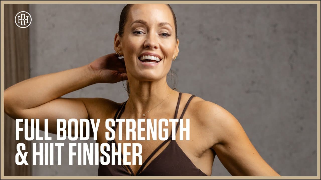 38 Min Full Body Strength + HIIT Finisher: Day 10 of HR12WEEK 5.0