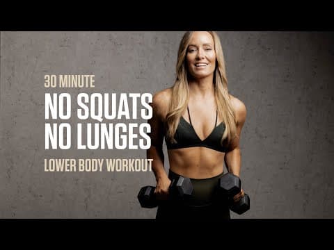 30MIN Lower Body Strength / No Squats & No Lunges Workout