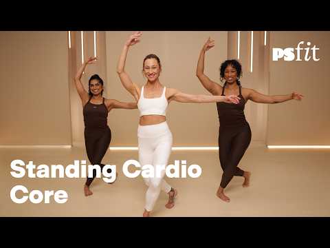 15-Minute Standing Cardio Core | Empowering Full Body Workout
