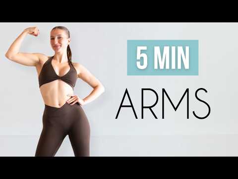5 MIN TONED ARMS WORKOUT - No Equipment
