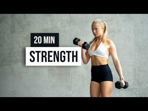 20 MIN Full Body With Weights - Dumbbell Only Workout At Home or In The Gym