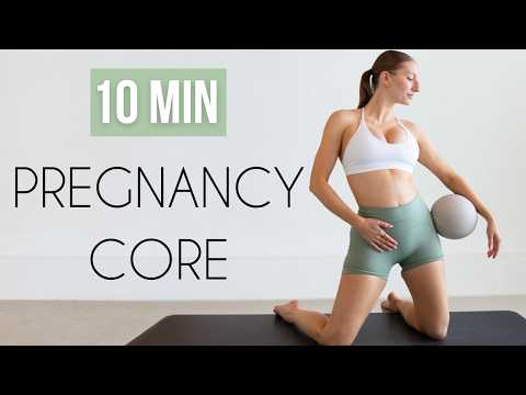 10 Min Prenatal Core Workout | Build Core Strength During Pregnancy