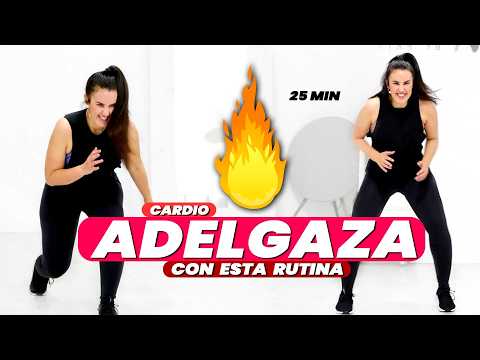 Cardio intenso de 25 minutos para quemar grasa, sin material