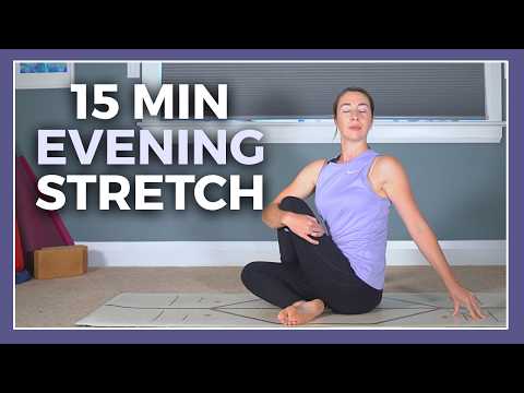 Yoga serale di 15 minuti contro lo stress per rilassarsi