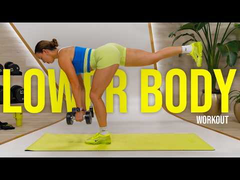 Gambe e glutei più forti: 40 minuti con pesi pesanti
