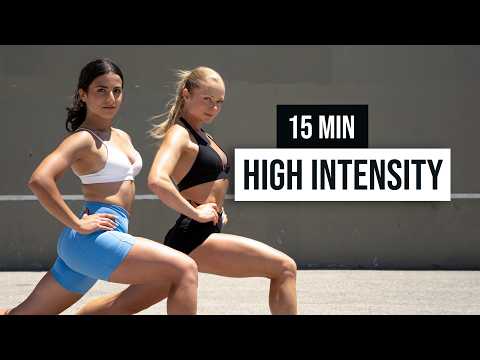 15 MIN Full Body HIIT Workout with Community Member Lorig - No Equipment, Bodyweight Only