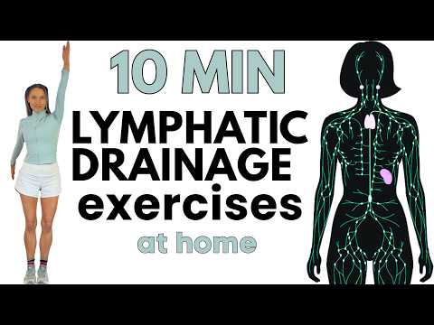 10 min d’exercices de drainage lymphatique, debout et à faible impact
